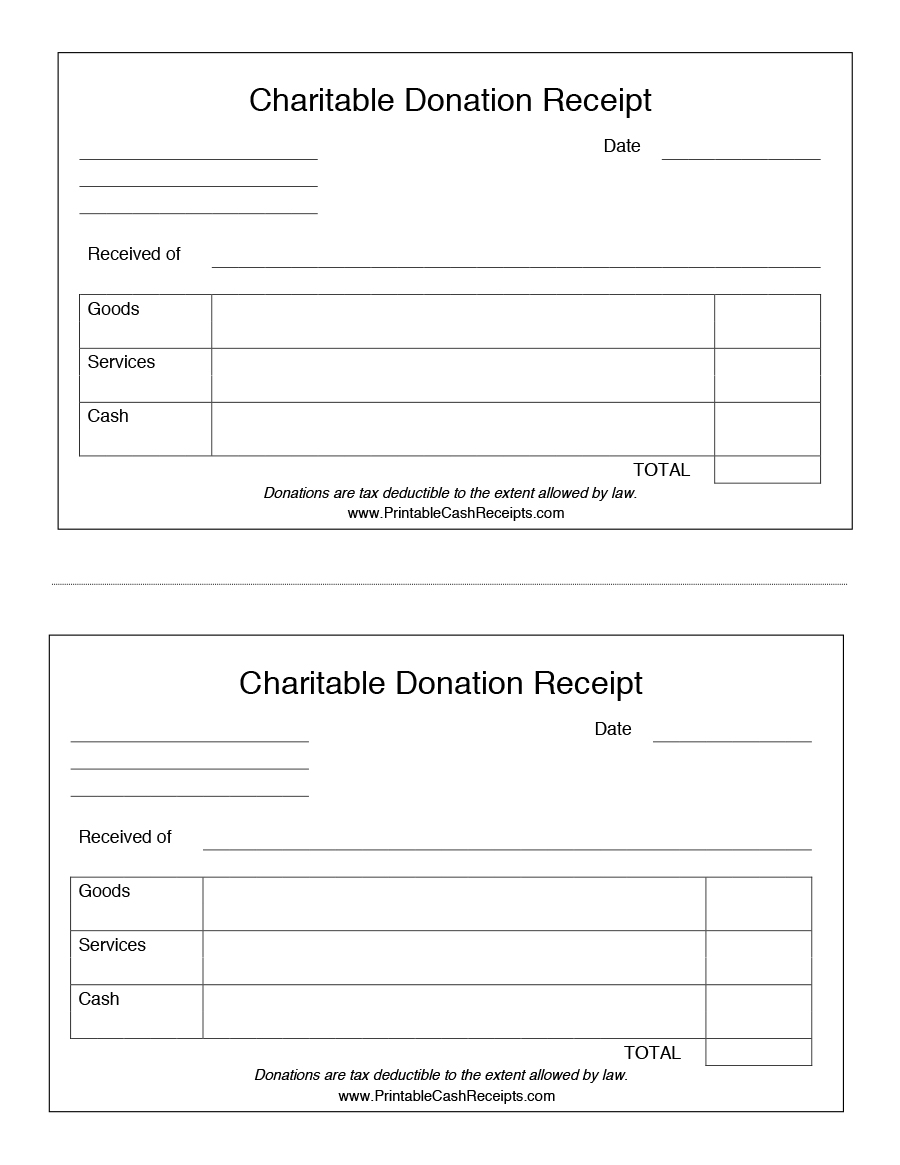 37+ Donation Receipt Template Download (DOC, PDF) Gordon's Comission